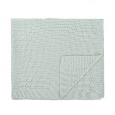 Manta de Bambú Tricot Toquilla Menta 75x90 de BimbiDreams: Confort y Suavidad para tu Bebé